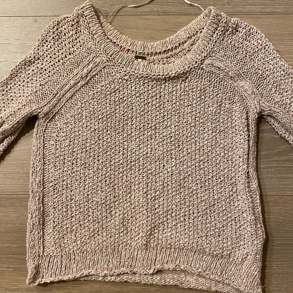 💗FREE PEOPLE Blush Knit Sweater💗